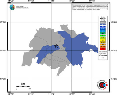 Mappa MCS - territori comuni