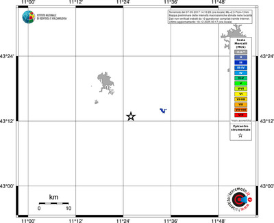 Mappa MCS - territori località