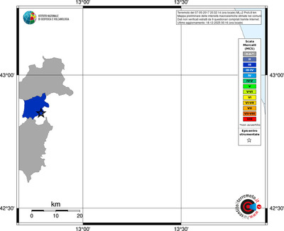 Mappa MCS - territori comuni