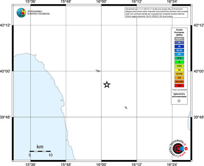 Mappa EMS - territori località