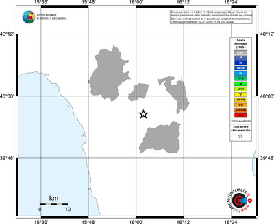 Mappa MCS - territori comuni