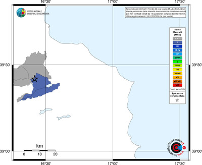 Mappa MCS - territori comuni
