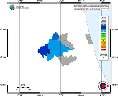 Mappa EMS - territori comuni
