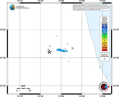 Mappa MCS - territori località