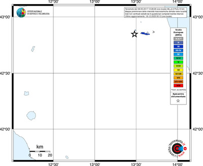 Mappa EMS - territori località