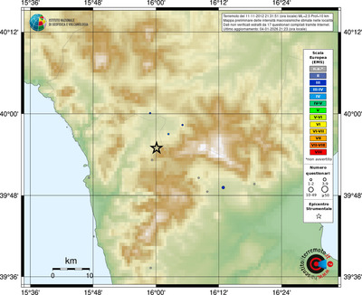 Mappa EMS - località