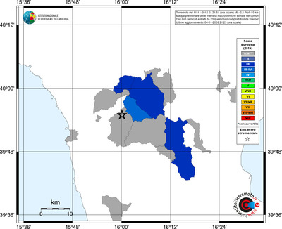 Mappa EMS - territori comuni
