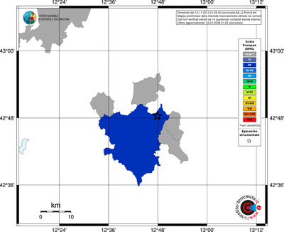 Mappa EMS - territori comuni