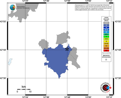 Mappa MCS - territori comuni