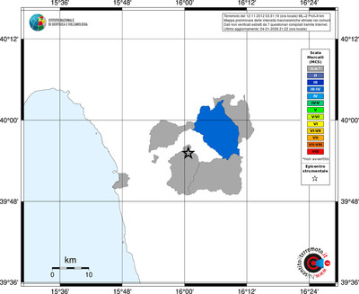 Mappa MCS - territori comuni