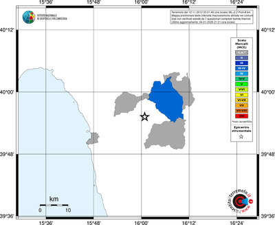 Mappa MCS - territori comuni