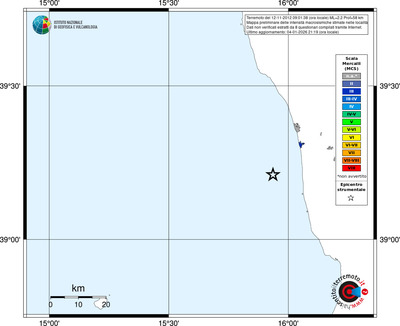 Mappa MCS - territori località