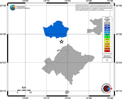 Mappa EMS - territori comuni
