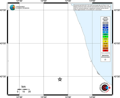 Mappa MCS - territori località