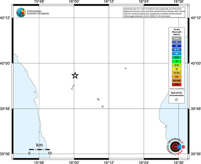 Mappa MCS - territori località