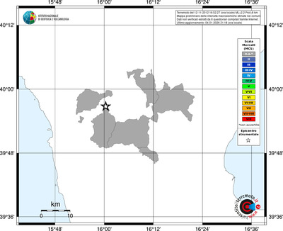 Mappa MCS - territori comuni