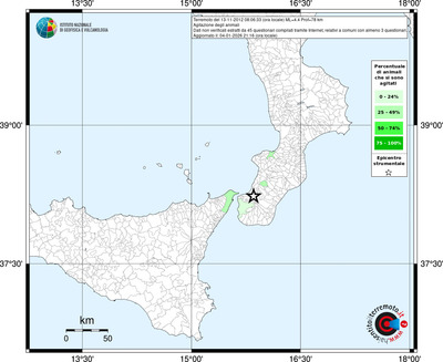 Mappa territorio comunale con almeno 3 questionari
