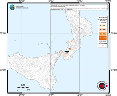 Mappa territorio comunale con almeno 3 questionari
