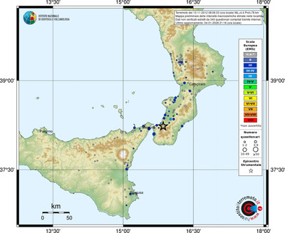 Mappa EMS - località