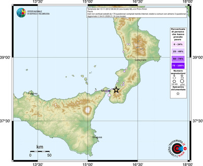 Mappa comuni con almeno 3 questionari
