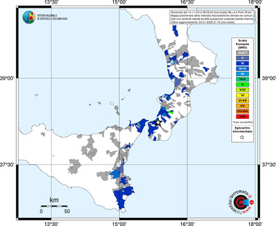 Mappa EMS - territori comuni