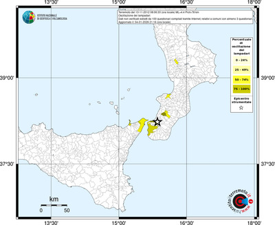 Mappa territorio comunale con almeno 3 questionari