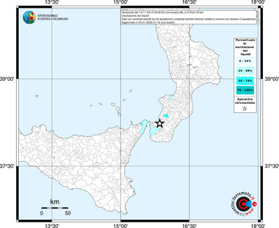 Mappa territorio comunale con almeno 3 questionari