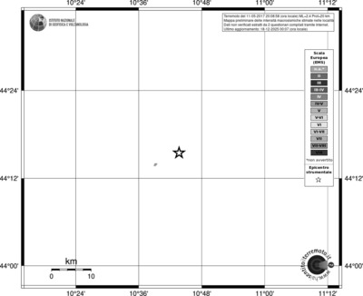 Mappa EMS - territori località