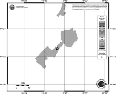 Mappa MCS - territori comuni