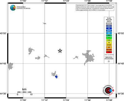 Mappa MCS - territori località