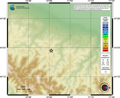 Mappa EMS - località