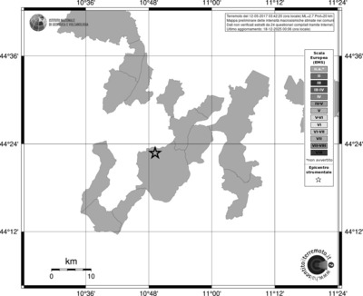 Mappa EMS - territori comuni