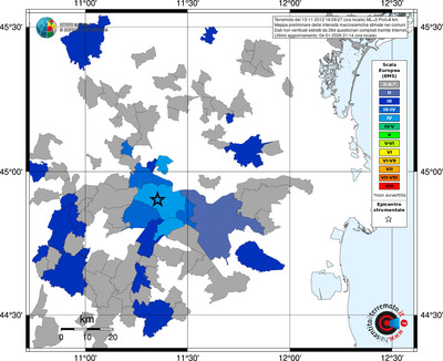 Mappa EMS - territori comuni
