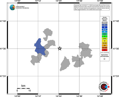 Mappa MCS - territori comuni