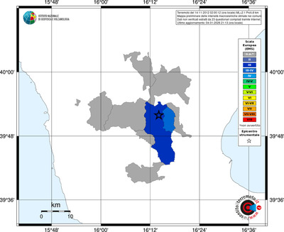 Mappa EMS - territori comuni