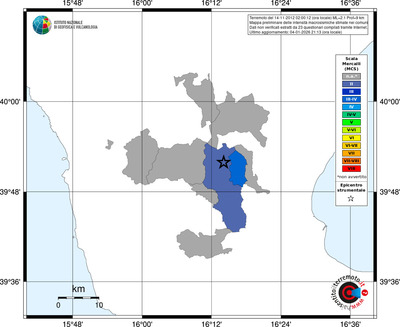 Mappa MCS - territori comuni