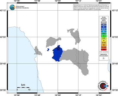 Mappa EMS - territori comuni