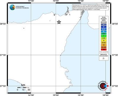 Mappa EMS - territori località