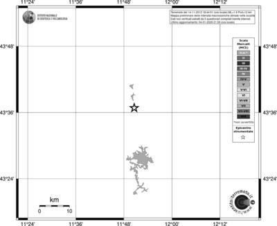 Mappa MCS - territori località