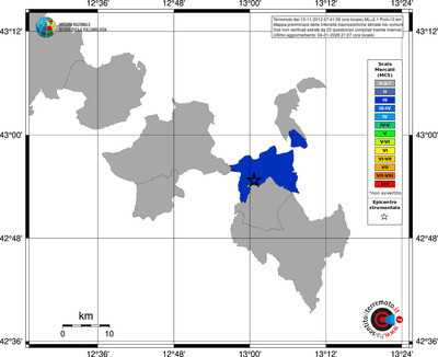 Mappa MCS - territori comuni