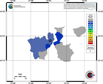 Mappa MCS - territori comuni
