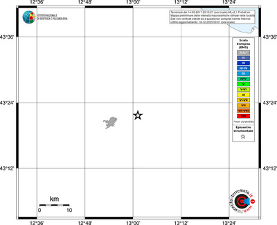 Mappa EMS - territori località