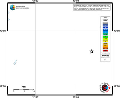 Mappa EMS - territori località