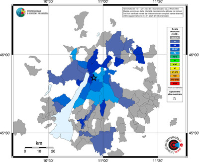 Mappa MCS - territori comuni