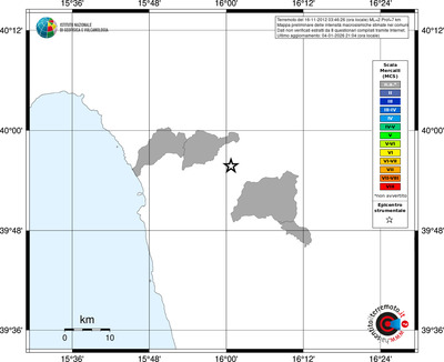 Mappa MCS - territori comuni