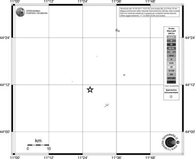 Mappa MCS - territori località
