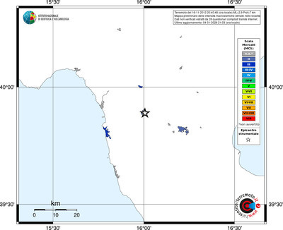 Mappa MCS - territori località