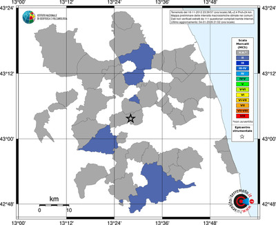 Mappa MCS - territori comuni