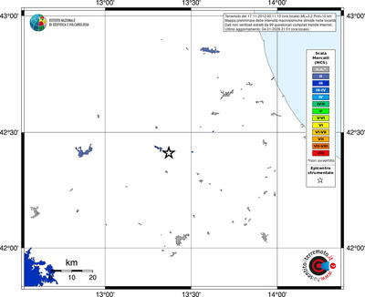 Mappa MCS - territori località