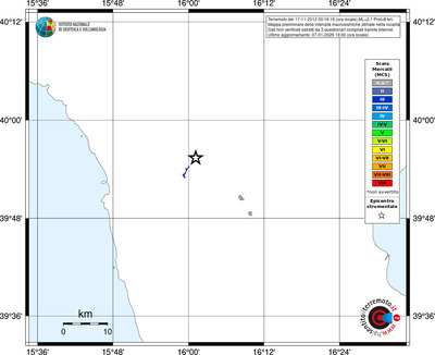 Mappa MCS - territori località